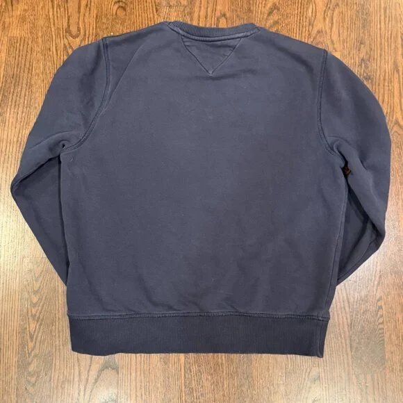 Tommy Hilfiger Blue Pullover Crew Sweatshirt - Women’s Size Small - Picture 7 of 10